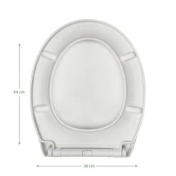Thermoplast White Soft Close Toilet Seat -Elements Bathroom Deals Store 1000095417 alt05
