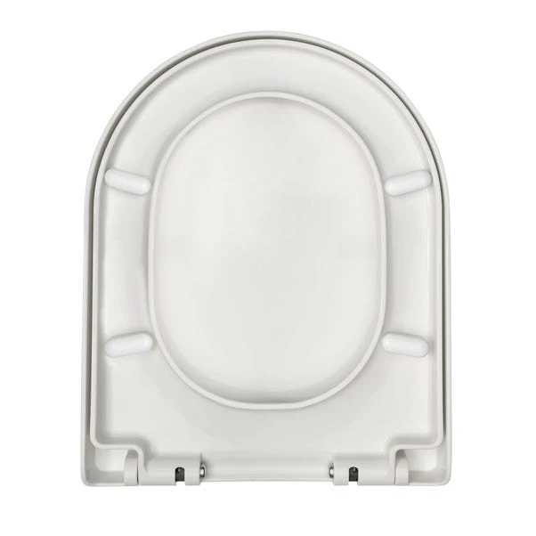 Thermoplast White Soft Close D Shape Toilet Seat 5 Thermoplast White Soft Close D Shape Toilet Seat - Image 5