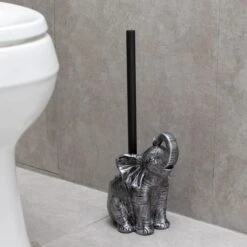 Elephant Toilet Brush -Elements Bathroom Deals Store 1000160203 alt02