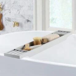 Grey Bamboo Bath Rack -Elements Bathroom Deals Store 1000167269 alt02