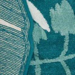 Leaf Green Bath Mat -Elements Bathroom Deals Store 1000180356 alt02