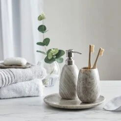 Dorma Purity Marble Natural Soap Dish -Elements Bathroom Deals Store 1000180611 alt05