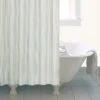 Natural Skinny Stripe Shower Curtain