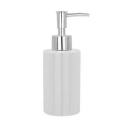 White Ceramic Soap Dispenser