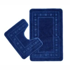 Catherine Lansfield Armoni Bath And Pedestal Mat Set