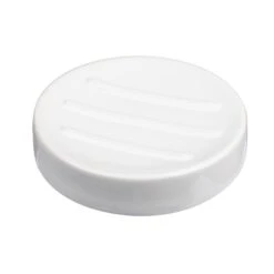 Basic White Ceramic Soap Dish