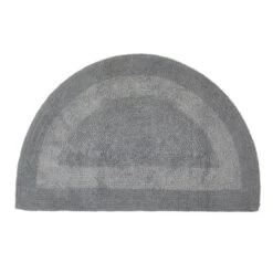 Super Soft Reversible Semi Circle Bath Mat 28 Super Soft Reversible Semi Circle Bath Mat -Elements Bathroom Deals Store 30711441 alt01