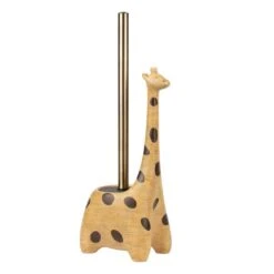 Brown Giraffe Toilet Brush