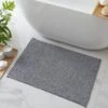 Charcoal Marl 100% Cotton Bath Mat