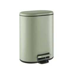 Sage Green Recycling Bin -Elements Bathroom Deals Store 30730703 alt02