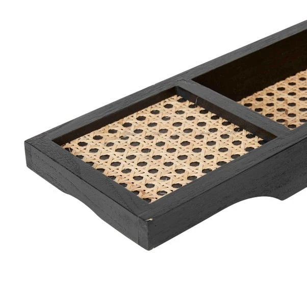 French Cane Black Bath Rack 4 French Cane Black Bath Rack - Image 4