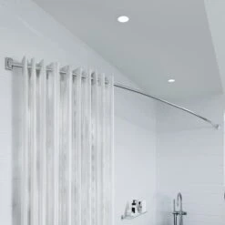 Premium Extendable Curved Stainless Steel Shower Rail -Elements Bathroom Deals Store 30814147 alt03