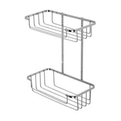 Rust-Free 2 Tier Cosmetic Caddy -Elements Bathroom Deals Store 30814813