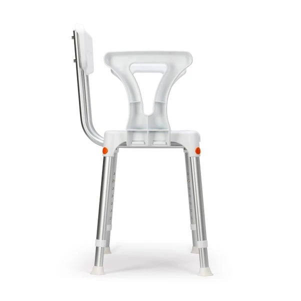White Inclusive Shower Chair 3 White Inclusive Shower Chair - Image 3