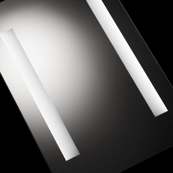 Malham Rectangle LED Wall Mirror 4 Malham Rectangle LED Wall Mirror - Image 4