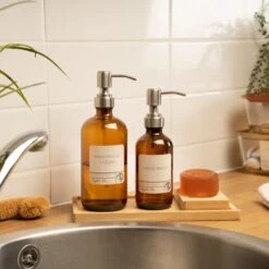 &Again Bamboo Soap Dish Caddy Set -Elements Bathroom Deals Store 30827557 alt03