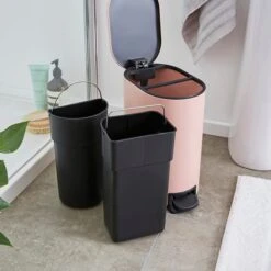 Narrow Recycling Bin -Elements Bathroom Deals Store 30829680 alt03