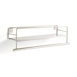 Wall Mounted Storage Towel Rail -Elements Bathroom Deals Store 30830235 alt02