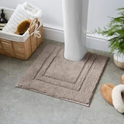 Luxury Cotton Pedestal Mat 38 Luxury Cotton Pedestal Mat -Elements Bathroom Deals Store 30837126