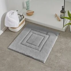 Luxury Cotton Non-Slip Shower Mat -Elements Bathroom Deals Store 30837131