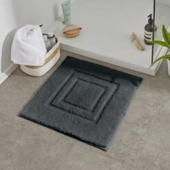 Luxury Cotton Non-Slip Shower Mat -Elements Bathroom Deals Store 30837132
