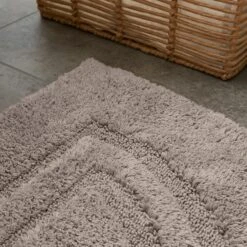 Luxury Cotton Semi-Circle Bath Mat -Elements Bathroom Deals Store 30837358 alt01