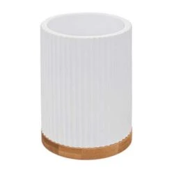 Modern Bamboo Toilet Brush And Holder -Elements Bathroom Deals Store 30856738 alt01