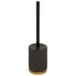 Modern Bamboo Toilet Brush And Holder