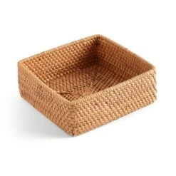 Rattan Square Tray Natural -Elements Bathroom Deals Store 30861625 alt02