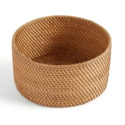 Rattan Round Basket 9 Rattan Round Basket -Elements Bathroom Deals Store 30861627 alt02