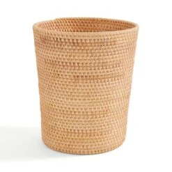 Rattan Round Bin Natural -Elements Bathroom Deals Store 30861628 alt02
