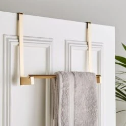Modern Luxe Square Overdoor Towel Rail -Elements Bathroom Deals Store 30861741