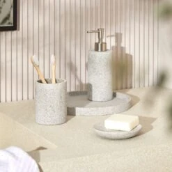 Recycled Polyresin Soap Dispenser -Elements Bathroom Deals Store 30863703 alt03