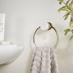 Dorma Purity Marble Towel Ring -Elements Bathroom Deals Store 30864405