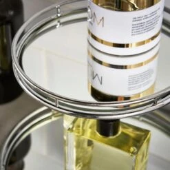 Modern Luxe 2 Tier Mirrored Storage Tray -Elements Bathroom Deals Store 30864794 alt01