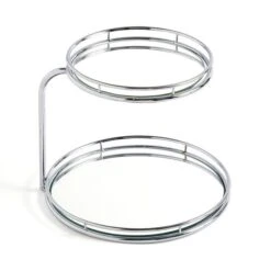 Modern Luxe 2 Tier Mirrored Storage Tray -Elements Bathroom Deals Store 30864794 alt02