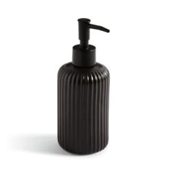 Ceramic Ribbed Soap Dispenser -Elements Bathroom Deals Store 30864800 alt02