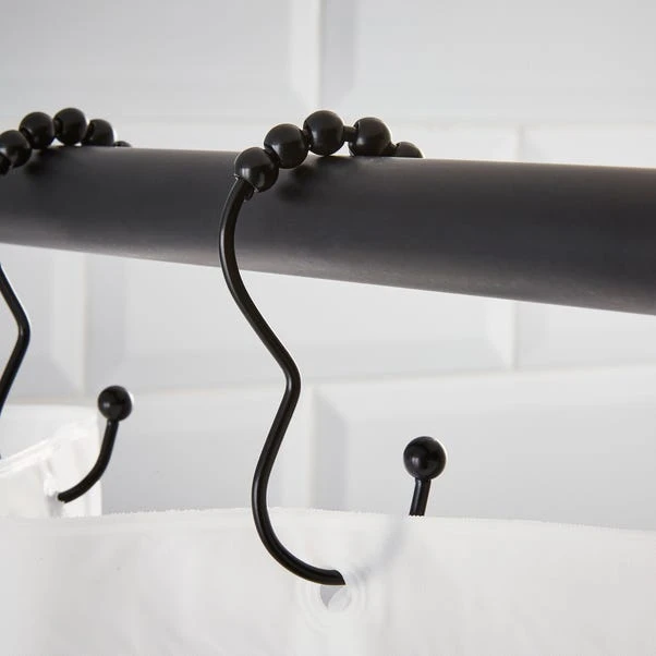 Pack Of 12 3-Shaped Shower Curtain Rings 2 Pack Of 12 3-Shaped Shower Curtain Rings - Image 2