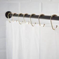 Pack Of 12 Open Shower Curtain Rings