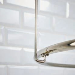 Round Chrome Shower Curtain Rail -Elements Bathroom Deals Store 30864864 alt04