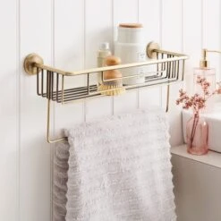 Heart And Soul Towel Rail And Shelf