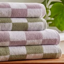 Checkerboard Cotton Towel -Elements Bathroom Deals Store 30868019 alt03