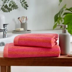 Bold Stripe Cotton Towel -Elements Bathroom Deals Store 30868021
