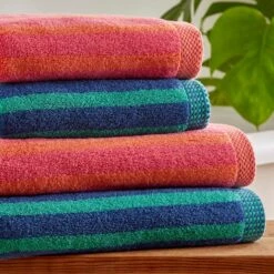 Bold Stripe Cotton Towel -Elements Bathroom Deals Store 30868021 alt03