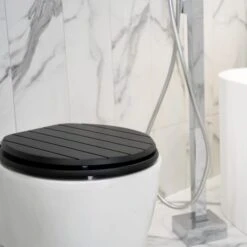 Tongue And Groove Soft Close Toilet Seat -Elements Bathroom Deals Store 30870613