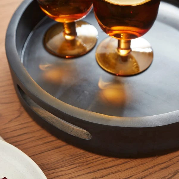 Round Wooden Tray 4 Round Wooden Tray - Image 4