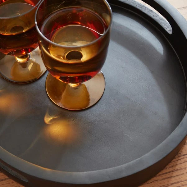 Round Wooden Tray 5 Round Wooden Tray - Image 5