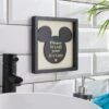 Disney Mickey Mouse Bathroom Wall Art