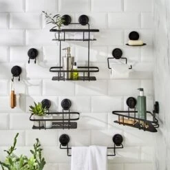 Wire Suction Toilet Roll Holder -Elements Bathroom Deals Store 30890522 alt09