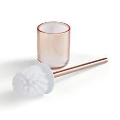 Ombre Apricot Glass Toilet Brush -Elements Bathroom Deals Store 30890974 alt03